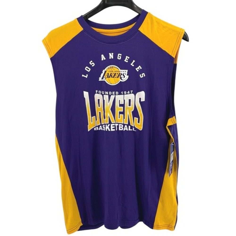 NEW NBA Los Angeles Lakers Mens Large Basketball Sleevelessβ Tank Top Purple